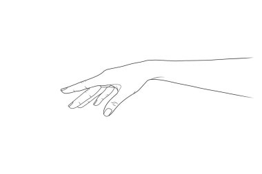 İnsan eli, vektör görüntüsü