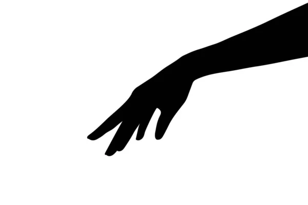 Mänsklig Hand Vektorbild — Stock vektor