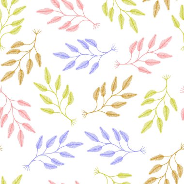 Botanik Kusursuz Düzen. Vektör hisse illüstrasyonu 10 puan.