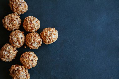 lezzetli çikolata truffles