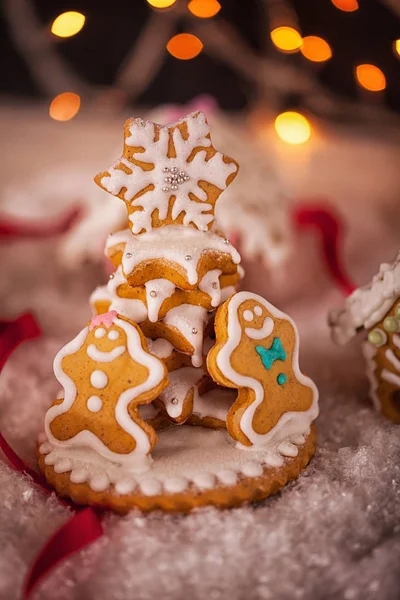 Finom karácsonyi desszert — Stock Fotó