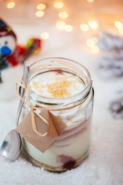 Lezzetli tatlı kavanoz