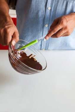 Tempering Delicious Chocolate clipart