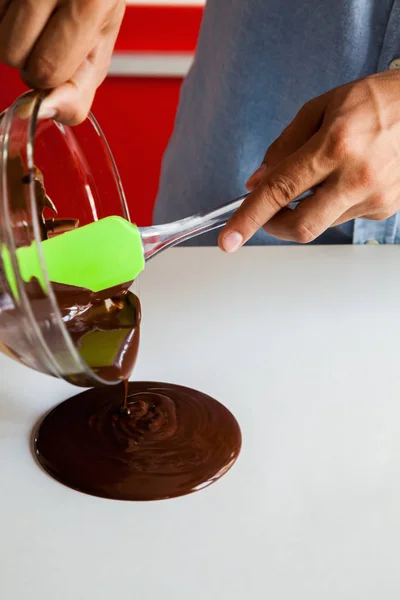 Templado delicioso Chocolate — Foto de Stock