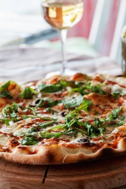 Lezzetli İtalyan pizzası