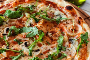 Lezzetli İtalyan pizzası