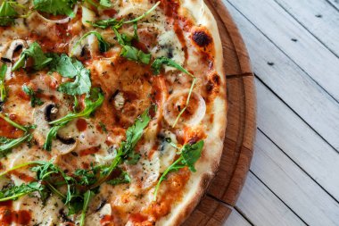 Lezzetli İtalyan pizzası