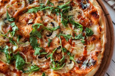 Lezzetli İtalyan pizzası