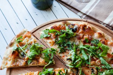 Lezzetli İtalyan pizzası