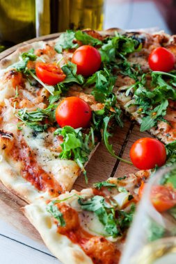 Lezzetli İtalyan pizzası