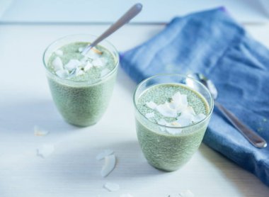 Matcha Chia puding