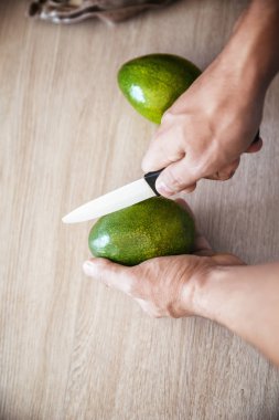 Taze avokado açık Başlarken