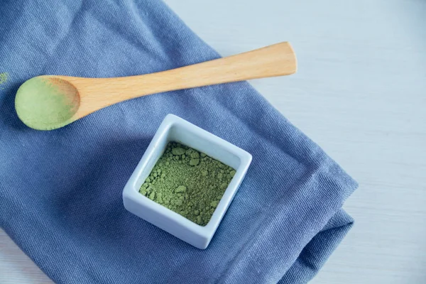 Prášek Matcha Chia — Stock fotografie