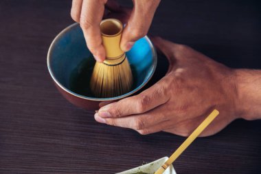 Matcha toz çırpma teli