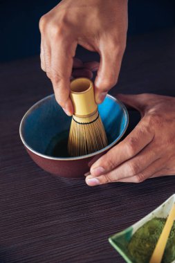 Matcha toz çırpma teli