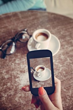 Yakın çekim kahve saati