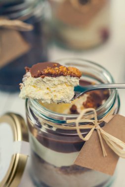 Lezzetli tatlı kavanoz