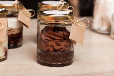 Lezzetli tatlı kavanoz