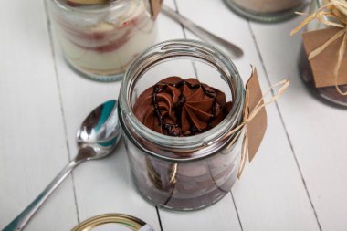 Lezzetli tatlı kavanoz