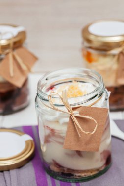 Lezzetli tatlı kavanoz