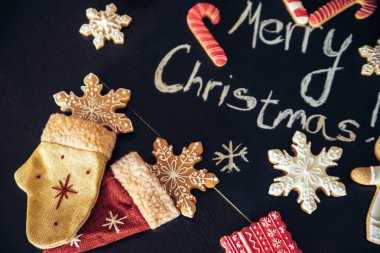 çeşitli zencefilli kurabiye