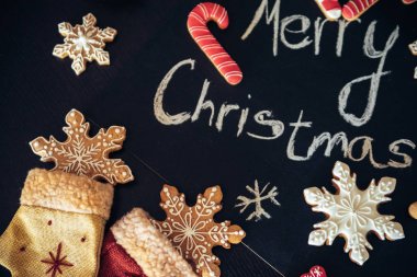 çeşitli zencefilli kurabiye