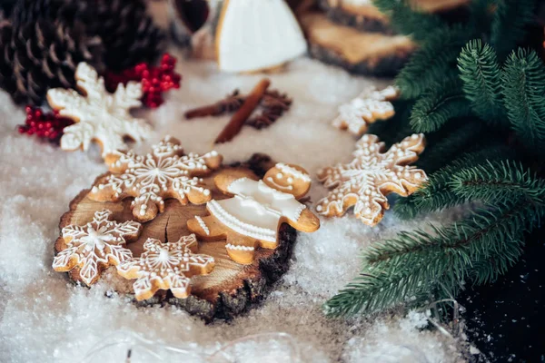 Biscuit au pain d'épice de Noël — Photo