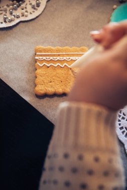 gingerbread çerezleri dekorasyon