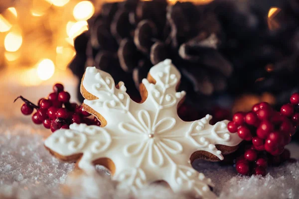Plik cookie pierniki świąteczne — Zdjęcie stockowe