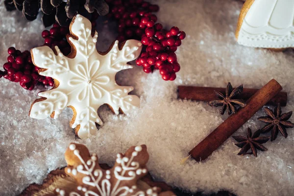 Galleta de jengibre de Navidad —  Fotos de Stock