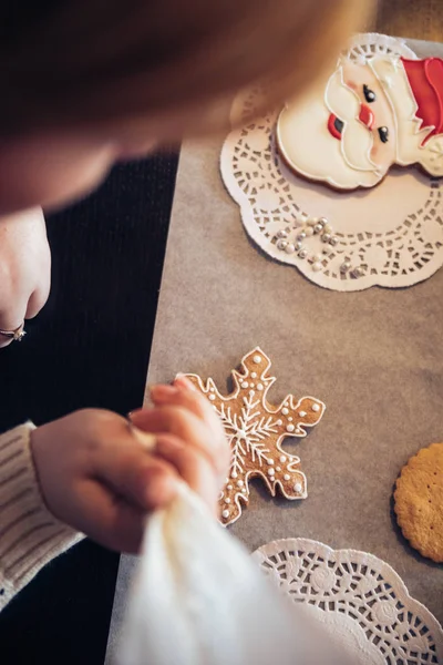 gingerbread çerezleri dekorasyon
