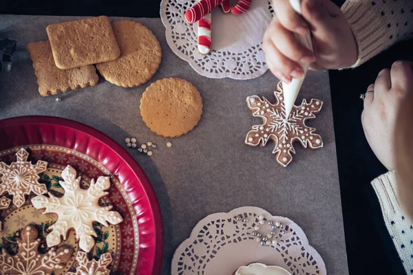 gingerbread çerezleri dekorasyon