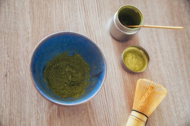 Matcha içecek yapma