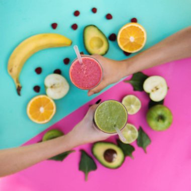 Taze meyve Smoothies için