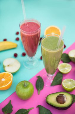 Taze meyve Smoothies için