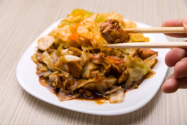 Chinees eten — Stockfoto