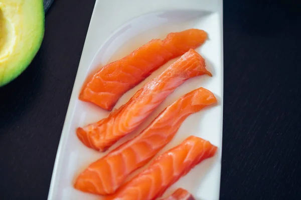 Cut Salmon — Stock Photo, Image
