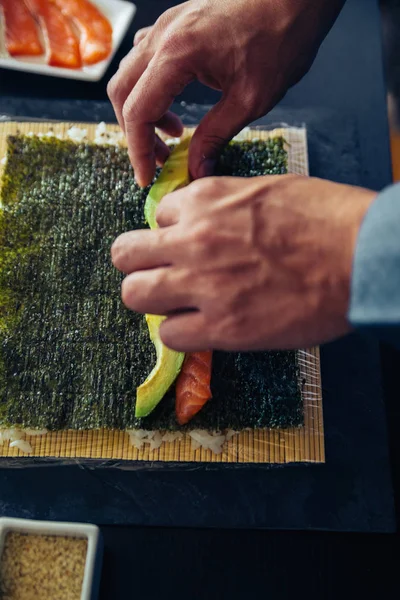 Sushi na talíři — Stock fotografie