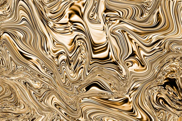 Рідка золота текстура. золотистий колір абстракції фону. розплавлене золото — стокове фото