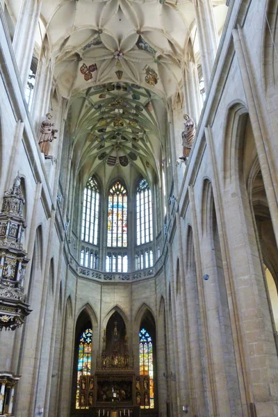 Interior de la iglesia de Santa Bárbara, Kutna Hora, República Checa —  Fotos de Stock