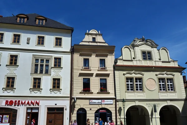 Edificio tipico del centro di Kutna Hora, Repubblica Ceca — Foto Stock