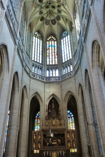 Interior de la iglesia de Santa Bárbara, Kutna Hora, República Checa —  Fotos de Stock