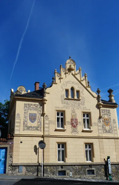 Tipik bina, Merkezi, Kutna Hora, Çek Cumhuriyeti — Stok fotoğraf