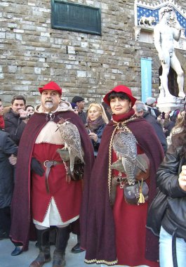 Süvari Magi, geleneksel Floransa bayram Epifani, İtalya