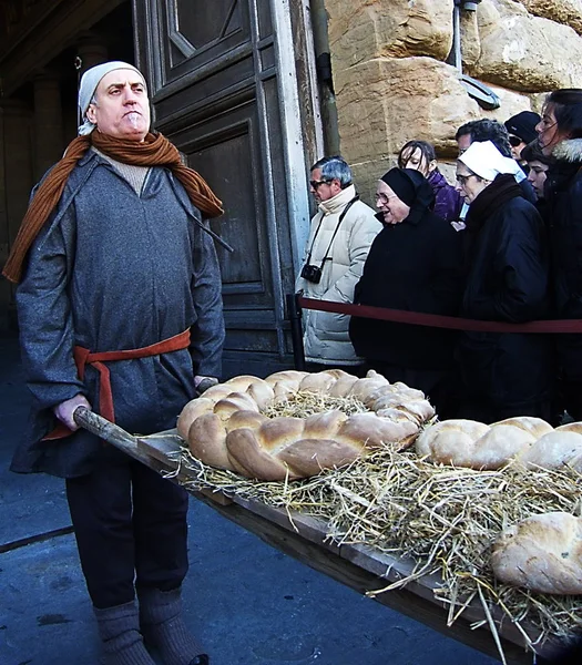 Έφιππη των μάγων, παραδοσιακή φλωρεντίνικη γιορτή των Θεοφανείων, Ιταλία — Φωτογραφία Αρχείου