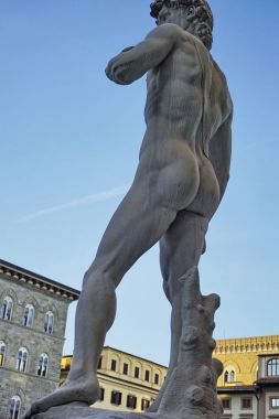 David Michelangelo Palazzo Vecchio, Florence önünde kopyasını