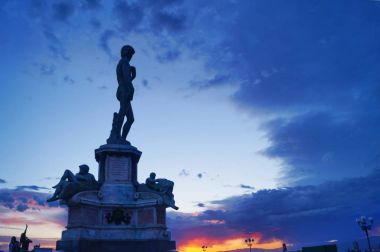 David bir kopyasını piazzale Michelangelo adlı; Floransa