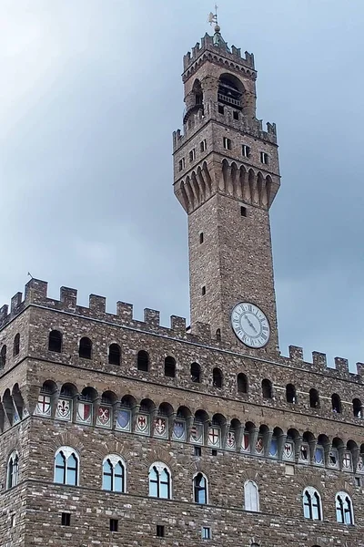 Palazzo Vecchio, Signoria square, Florence — Stockfoto