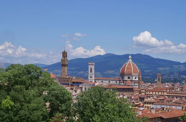 Veduta di Firenze dal giardino Bardini — Foto Stock