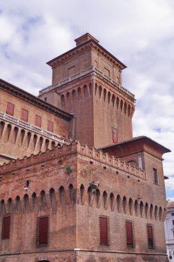 Ayrıntı Este kale, Ferrara